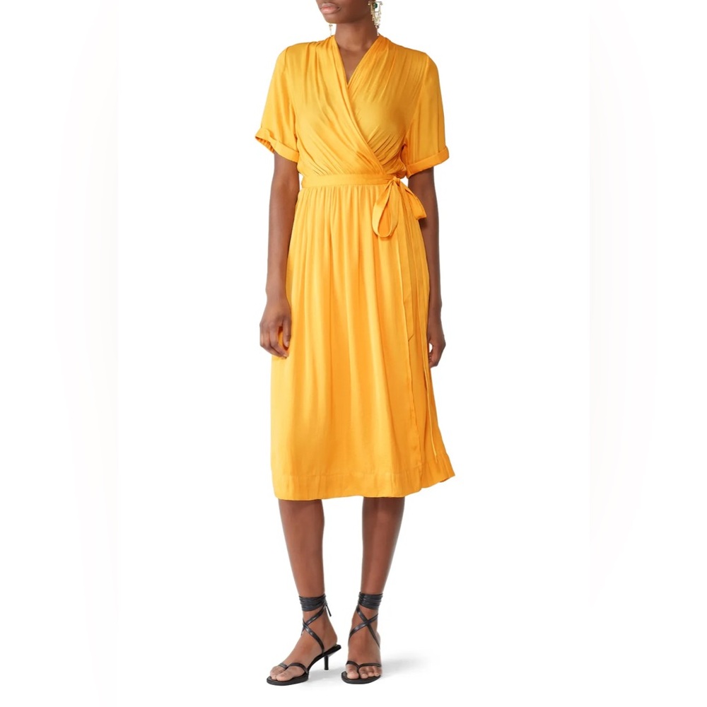 Scotch & Soda mango wrap dress